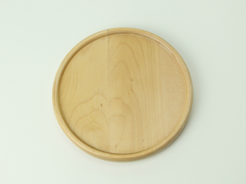 Finland ARABIA Glass bowl & wooden tray