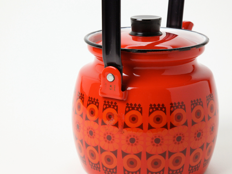 Finland Finel Kaj franck Enamel Kettle