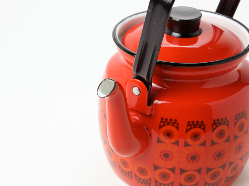 Finland Finel Kaj franck Enamel Kettle