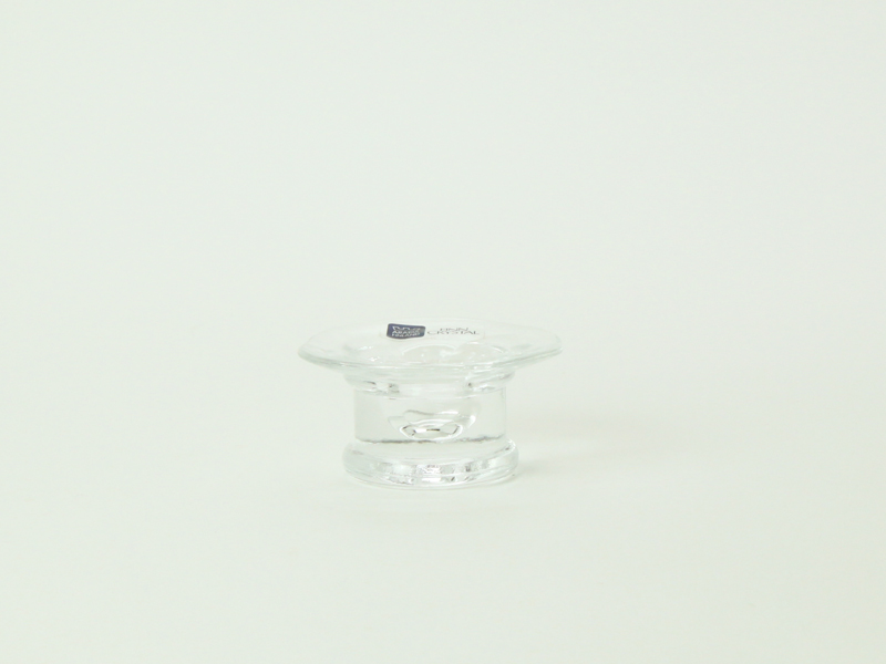 Finland Nuutajarvi Glass candle stick