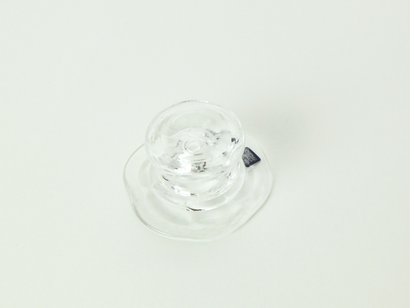 Finland Nuutajarvi Glass candle stick