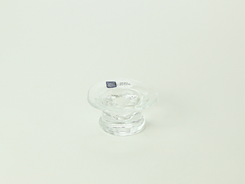 Finland Nuutajarvi Glass candle stick