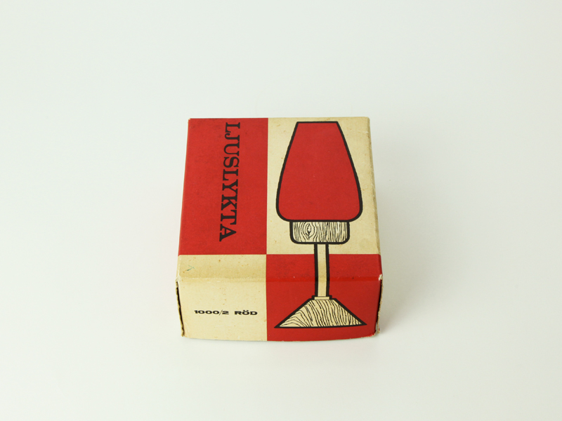 Sweden Teak Candle Lamp