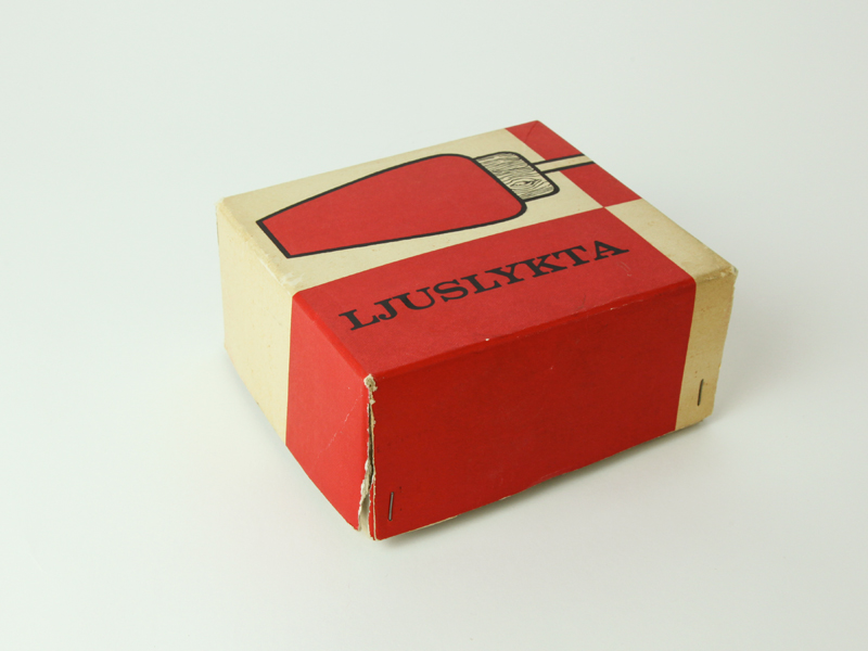 Sweden Teak Candle Lamp