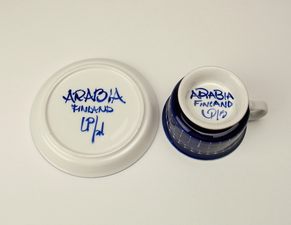 Finland ARABIA�@Ulla Procope valencia Tea cup&saucer